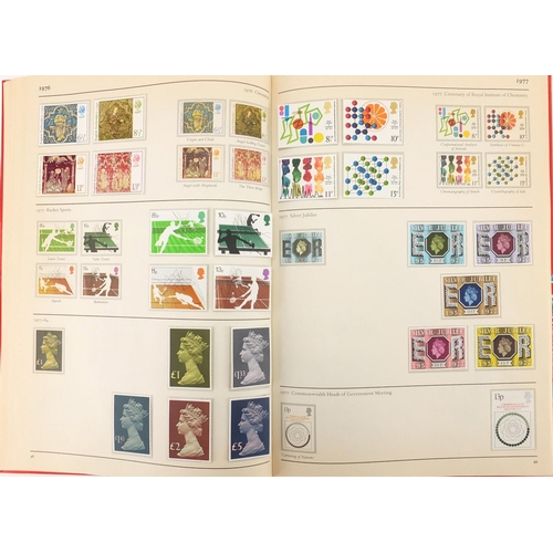 195 - King George V and later British stamps, arranged in a Stanley Gibbons stamp album including a Postal... 