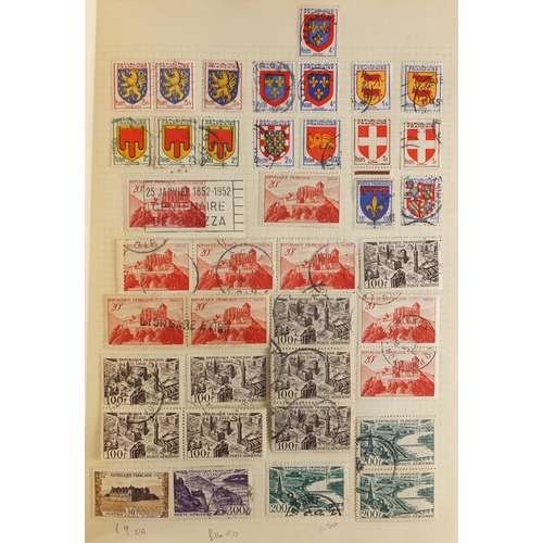 196 - 19th century and later British and World stamps arranged in five albums including penny reds, Cape o... 