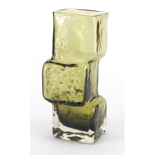 Whitefriars Sage Green Drunken Bricklayer Vase Designed By