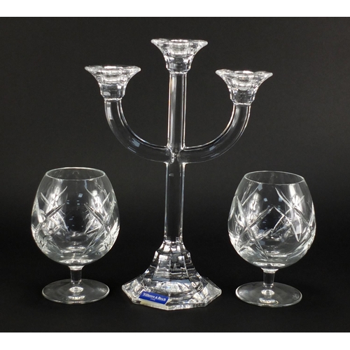 Pair Of Waterford Crystal Brandy Glasses By John Rocha And A