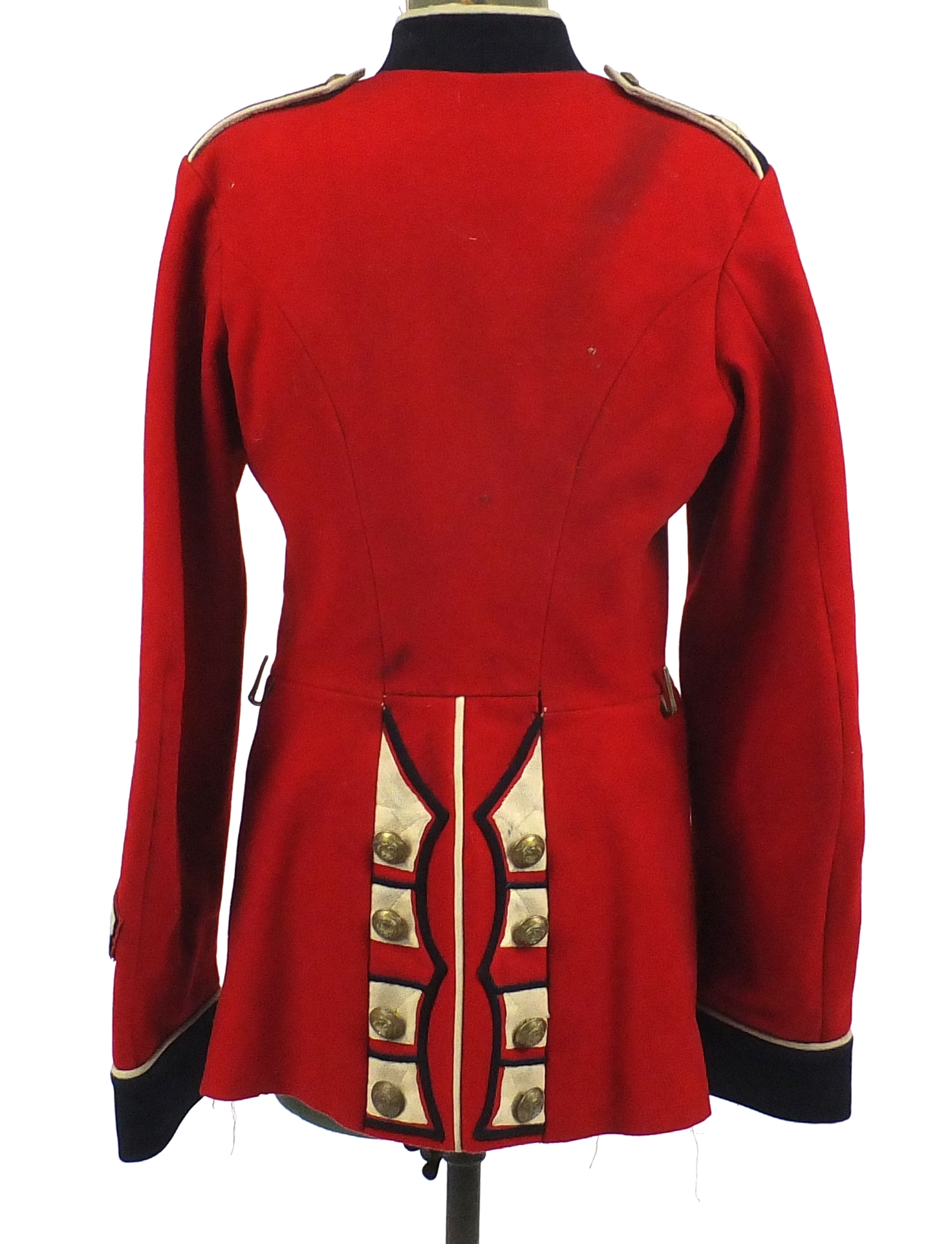 Victorian British Military red tunic with brass buttons