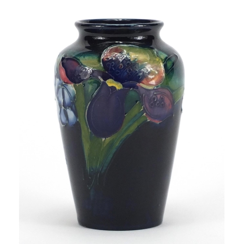 Moorcroft Pottery Vase Hand Painted In The Orchid With Spring