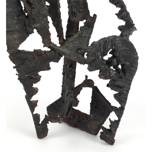 490 - Ilhan Koman 1921-1986 (Turkish-Swedish), modernist iron sculpture, untitled, 58cm high (PROVENANCE: ... 