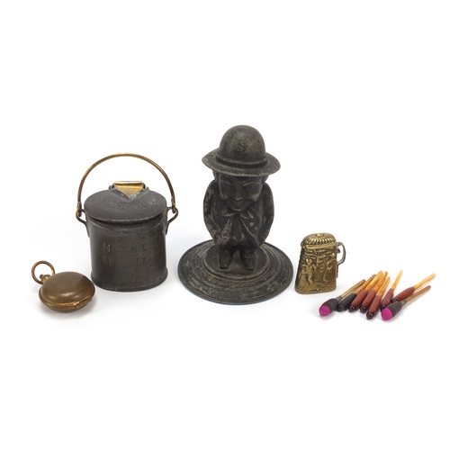 Objects including a Tony Weller inkwell - auctions & price archive