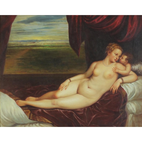 After Peter Paul Rubens Nude Female With Cherub Oil On Ca Barnebys