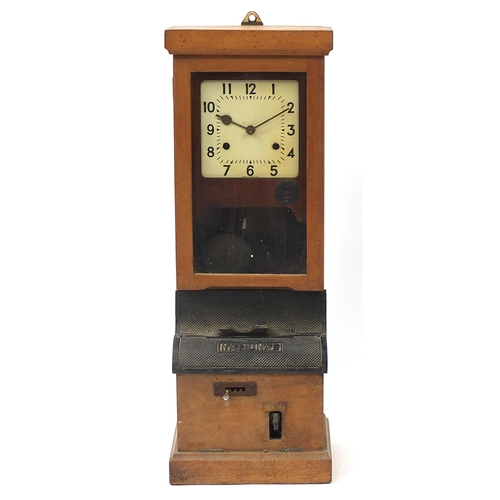 National clocking-in time clock with Arabic numerals, 98cm H... | Barnebys