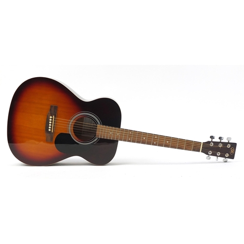 SX Custom Guitars, wooden six string acoustic guitar with ca... Barnebys