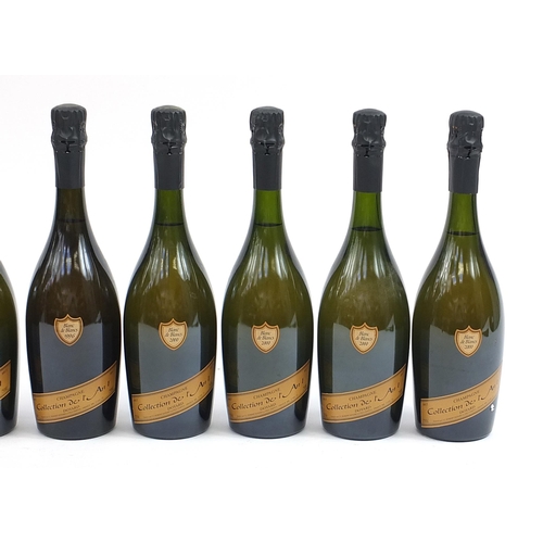 15 - Seven bottles of Blanc de blancs Doyard champagne comprising 2000 and 1996