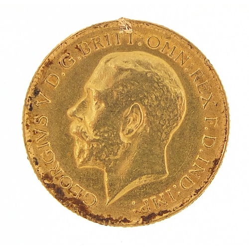 18 - George V 1914 gold half sovereign - this lot is sold without buyer’s premium, the hammer price is th... 