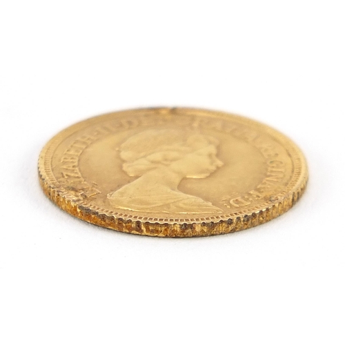 24 - Elizabeth II 1982 gold half sovereign - this lot is sold without buyer’s premium, the hammer price i... 