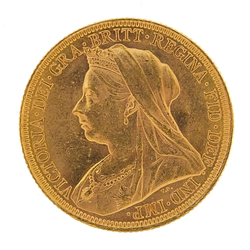 25 - Queen Victoria 1895 gold sovereign, Sydney mint - this lot is sold without buyer’s premium, the hamm... 