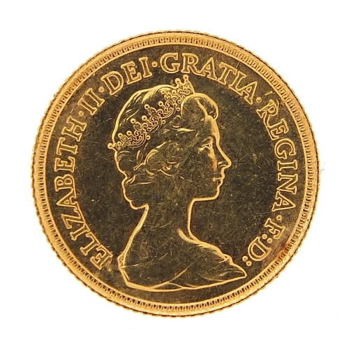 50 - Elizabeth II 1982 gold half sovereign - this lot is sold without buyer’s premium, the hammer price i... 
