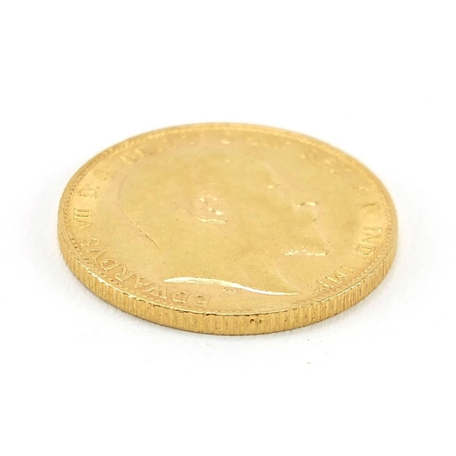 52 - Edward VII 1903 gold sovereign - this lot is sold without buyer’s premium, the hammer price is the p... 