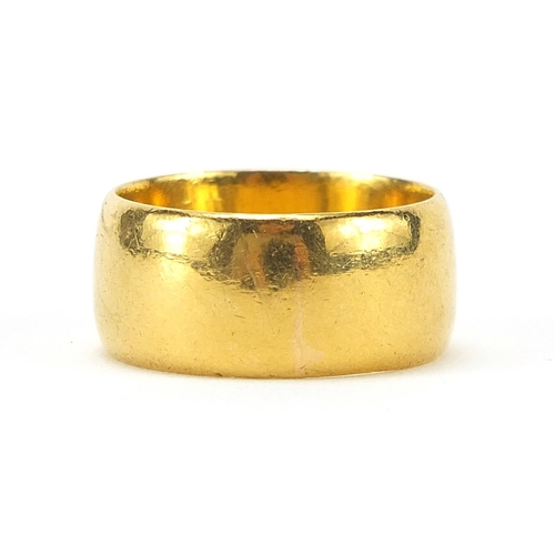 Edwardian 22ct gold wedding band, London 1904, size L, 10.0g - this lot is sold without buyer’s premium, the hammer price is the price you pay