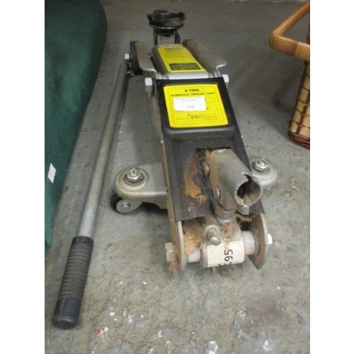 2 TON HYDRAULIC TROLLEY JACK BY MASTER MECHANIC