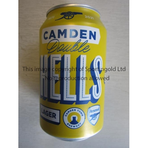 ARSENAL BEER Limited edition Camden Town Brewery lager to commemorate