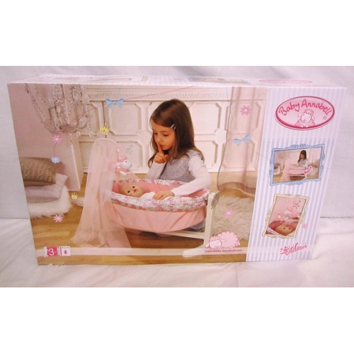 Baby Annabell Zapf Creation Crib With Musical Lamb Boxed As New