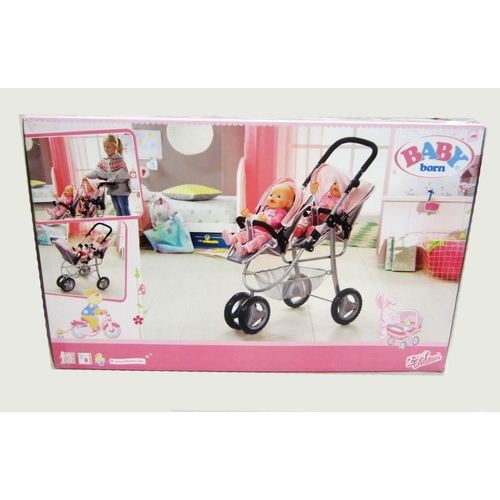 baby born double buggy