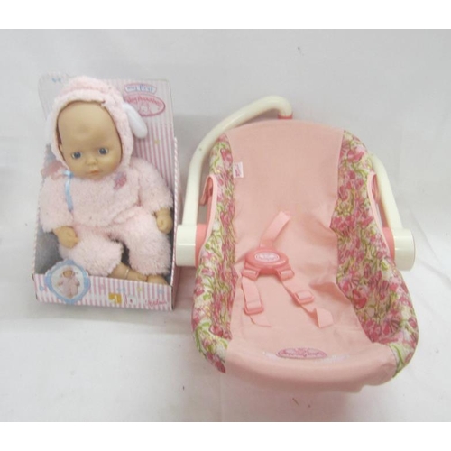 baby annabell car seat