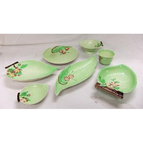 carlton ware leaf shaped dish