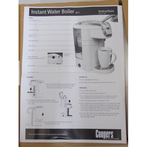 Coopers Instant Water Boiler 