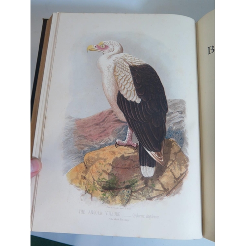 484 - Cassell's Book of Birds in Four Volumes, Cassell, Petter and Galpin, half leather boards