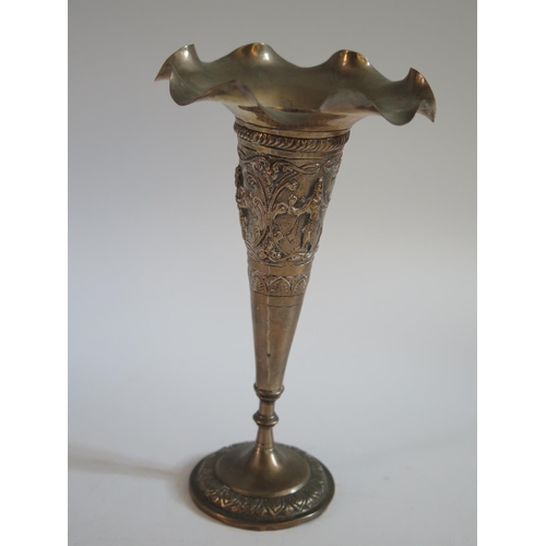 7 - An Indian Plated Vase