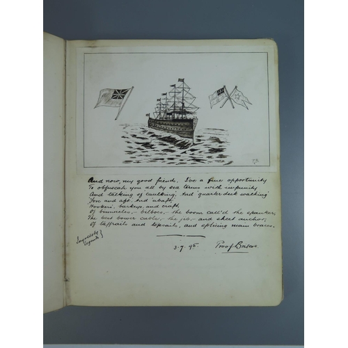 303f - A Late Victorian Autograph Sketch Book