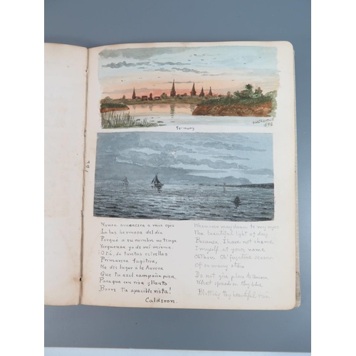 303f - A Late Victorian Autograph Sketch Book