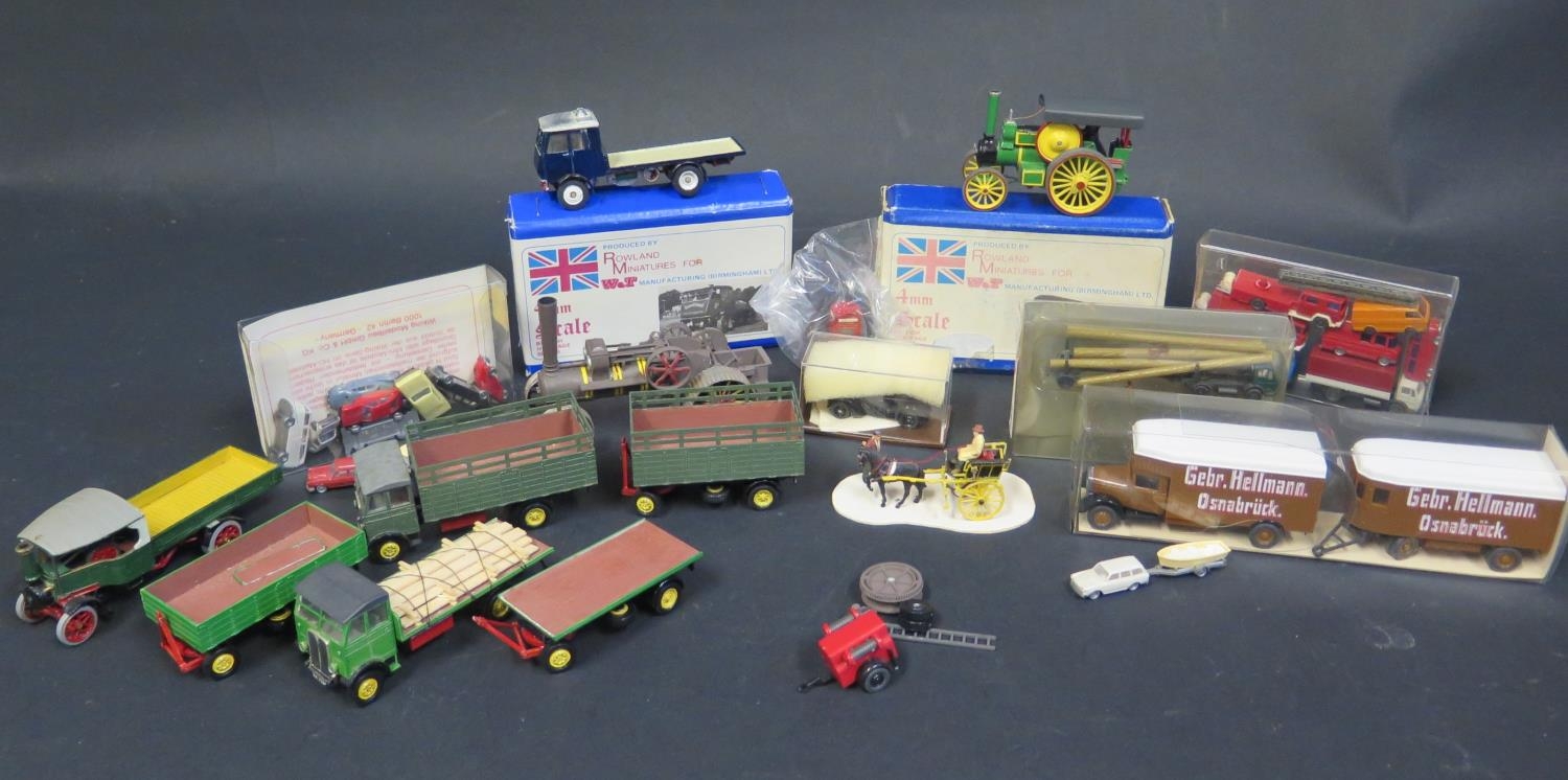 A Collection of N Gauge, OO Gauge etc. Cars, Trucks, Vans etc