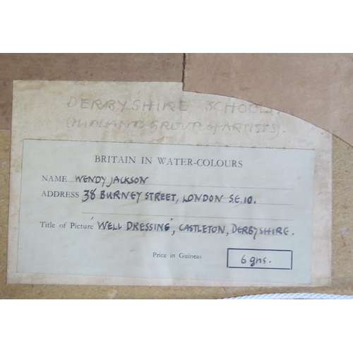 22 - Gwendolen R. Jackson, (b.1919), 'The Bather', Oil Pastel on Board, 59 x 44cm, Framed and 'Well Dress... 