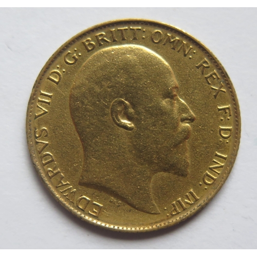 480 - An Edward VII 1910 Gold Half Sovereign