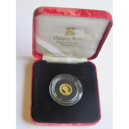 485 - An Elizabeth II 1989 Isle Of Man Gold Crown, 1/25 oz. (1.244139g)
