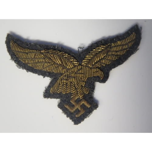 914 - An Original WWII Third Reich General's Cap Eagle