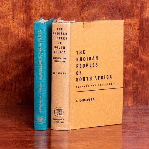 29 - I. SchaperaLot of 2 Books by I. Schapera1. The Khoisan Peoples of South Africa: Bushman and Hottento... 