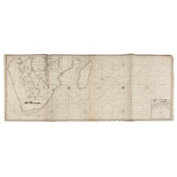 Norie - A NEW AND IMPROVED CHART OF THE CAPE OF GOOD HOPE, THE MOZAMBIQUE PASSAGES, &C.