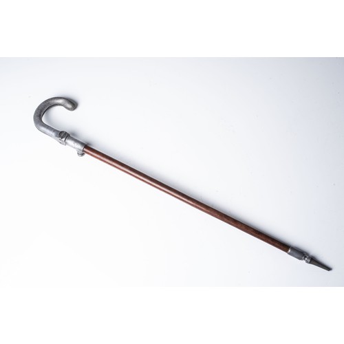 71 - 'THE PRINCE' WALKING STICKThe U-shaped lead handle above a tapering shaft with lead pointer85cm long... 