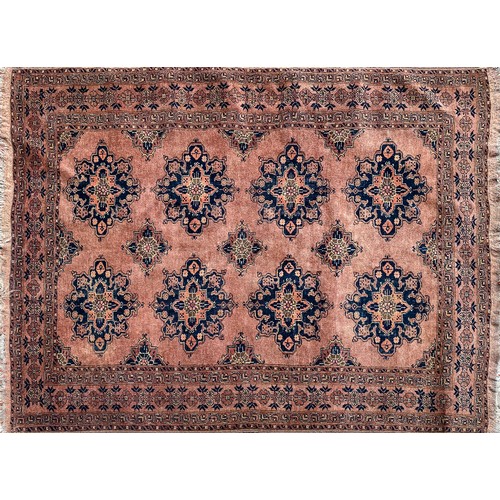 16 - AN EASARY TORY HANGING AFGHAN190 by 135cm