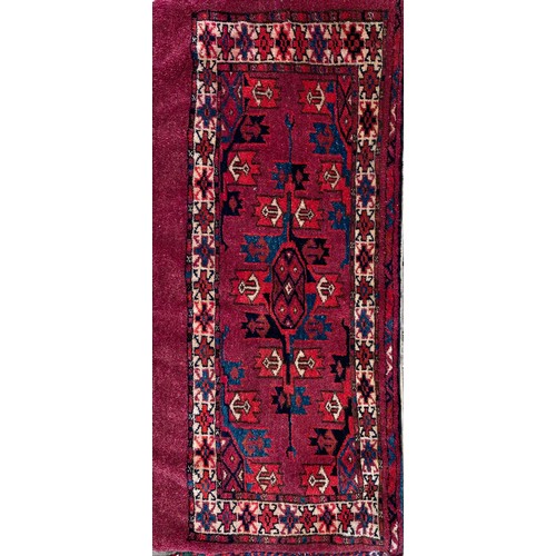 14 - A KURDI BAG, IRAN, CIRCA 195083 by 38cm