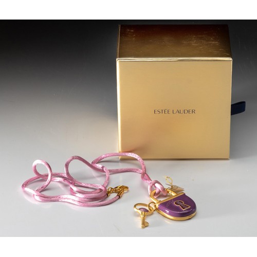 32 - AN ESTEE LAUDER SOLID PERFUME COMPACT, GOOD FORTUNE SUCCESS, 2011