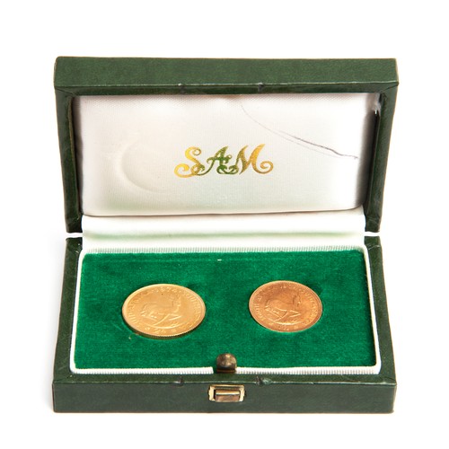 61 - A GOLD R2 & R1 GOLD COIN PROOF SET
