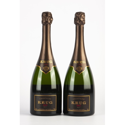 16 - 2 bottles of Champagne Krug Vintage 2002. France