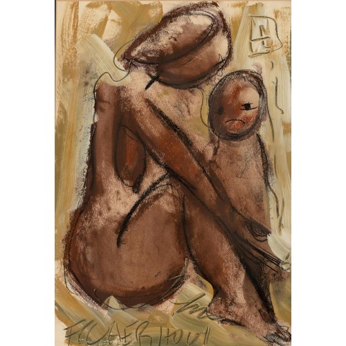 409 - Frans Claerhout (South African 1919 - 2006) MOTHER AND CHILD