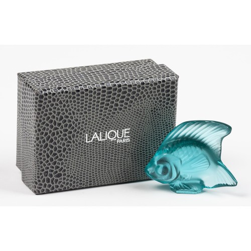 515 - A COLLECTION OF ASSORTED LALIQUE ‘CAP-FERRAT’ LUSTER FISH