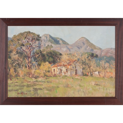 389 - Bruce Hancock (South African 1912 - 1990) SIR LOWRY PASS FARM SOMERSET WEST AREA