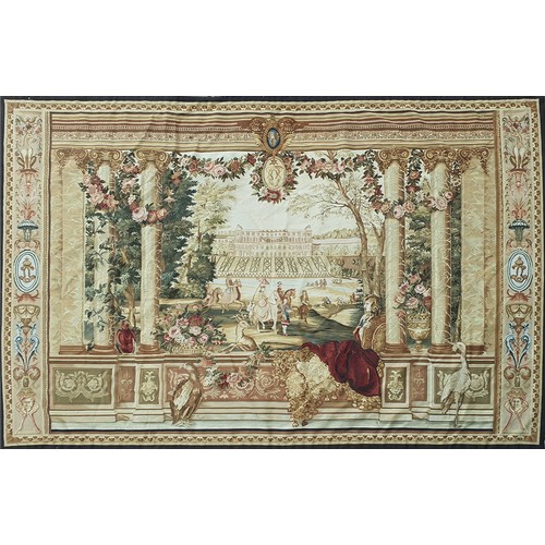 527 - A FRENCH TAPESTRY. LATE 19TH./ EARLY 2OTH CENTURY