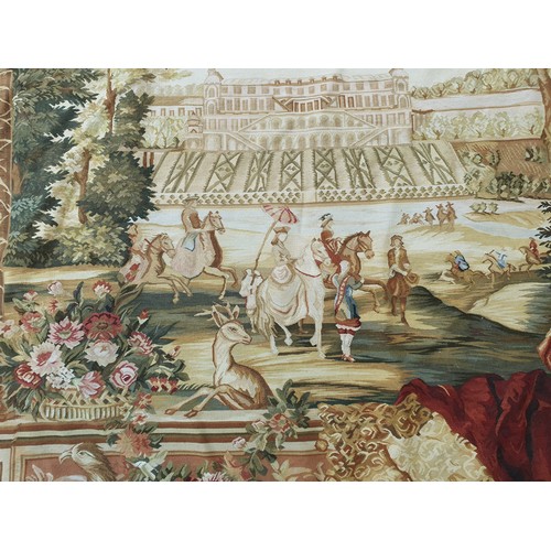 527 - A FRENCH TAPESTRY. LATE 19TH./ EARLY 2OTH CENTURY