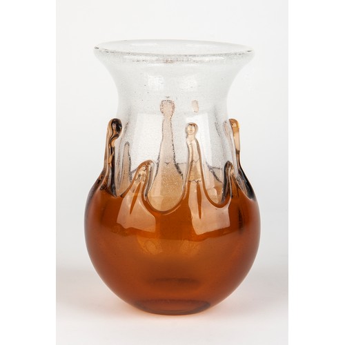 524 - A GROUP OF FOUR POLISH GLASS VASES