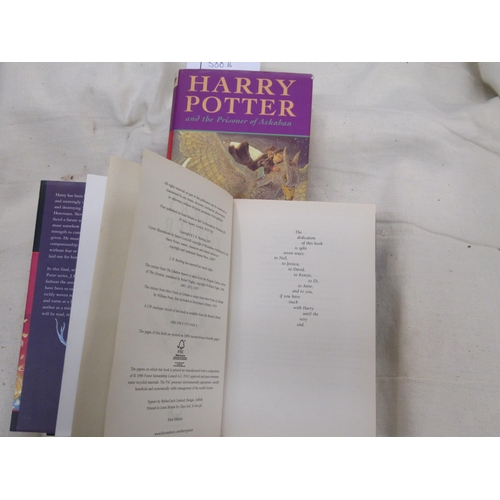 380B - Two Volumes J.K Rowling ' Harry Potter and the Deathly Hallows ' and ' Harry Potter and the Prisoner... 