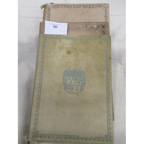 393 - Four facsimile editions of French historical letters and documents